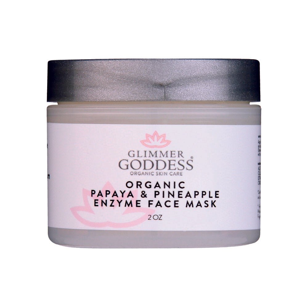 Organic Papaya Pineapple Enzyme Face Mask – Gentle Exfoliating Mask for Brightening & Cell Turnover